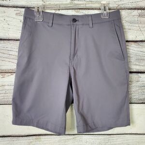 PGA Tour Men’s Golf Shorts Gray Size 30 Flat Front Performance Polyester